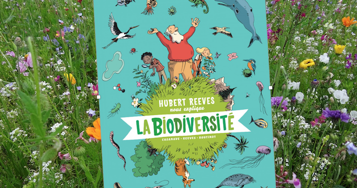La couverture du livre Hubert Reeves nous explique la biodiversité