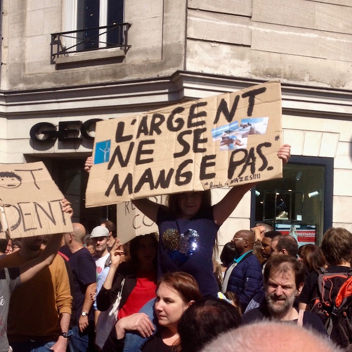 La marche pour le climat, Paris, 2018