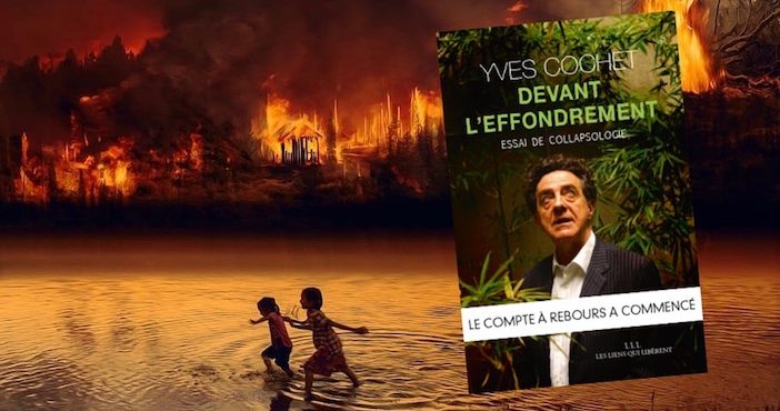 La couverture de l'essai d'Yves Cochet, Devant l'effondrement