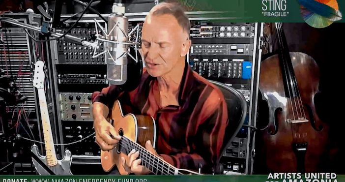 Artists United for Amazonia : le chanteur Sting